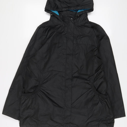 Being Casual Womens Black Jacket Size 14 Zip - Pockets