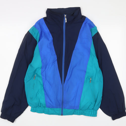 Rodeo Mens Blue Jacket Size S Zip - Zip Pockets