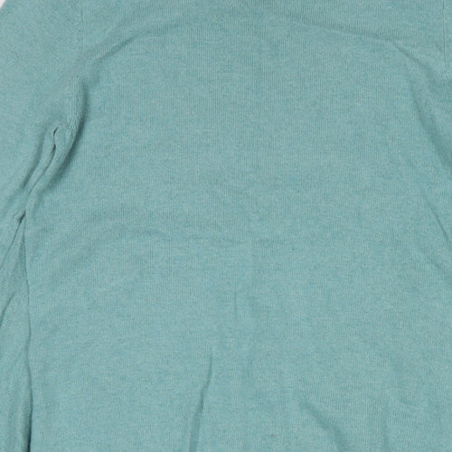 NEXT Womens Blue Round Neck Viscose Pullover Jumper Size 10