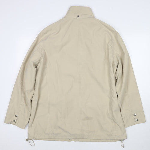 NuAge Womens Beige Parka Jacket Size 18 Zip