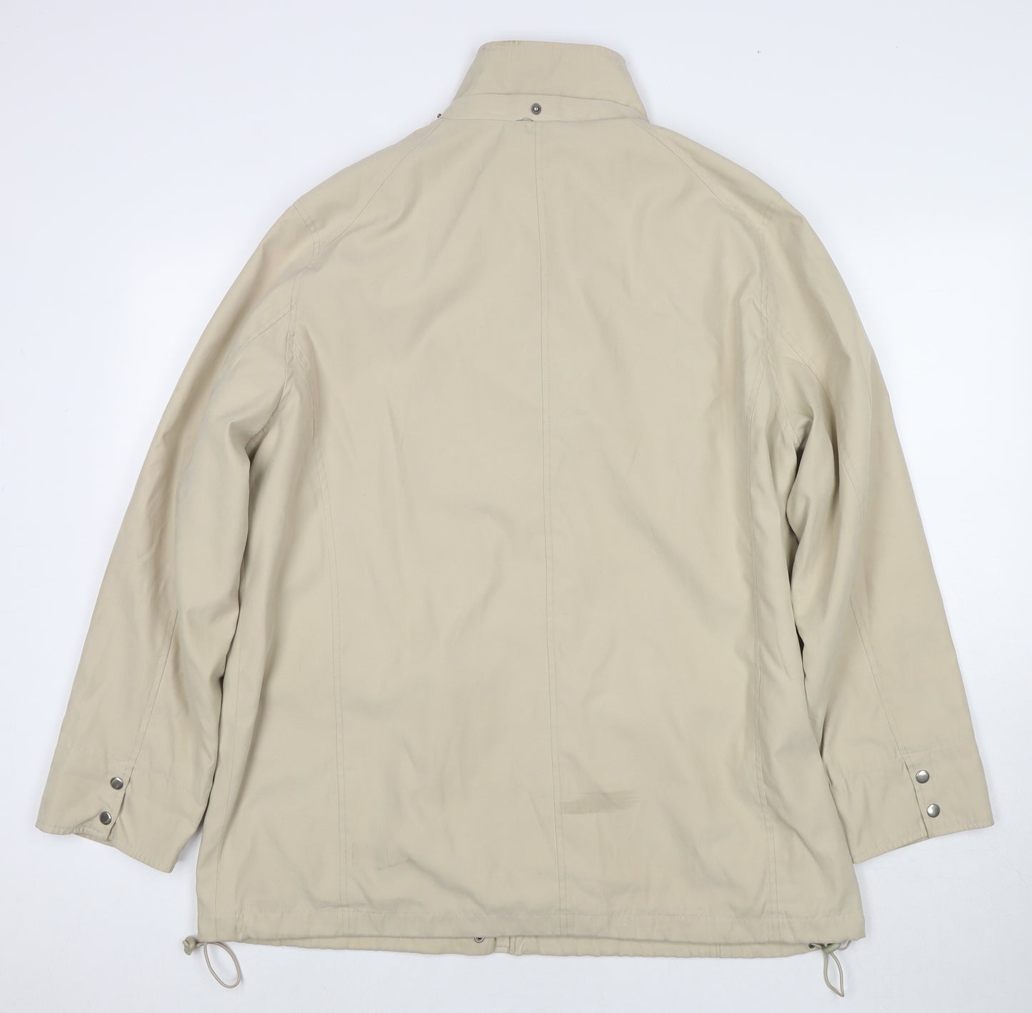 NuAge Womens Beige Parka Jacket Size 18 Zip