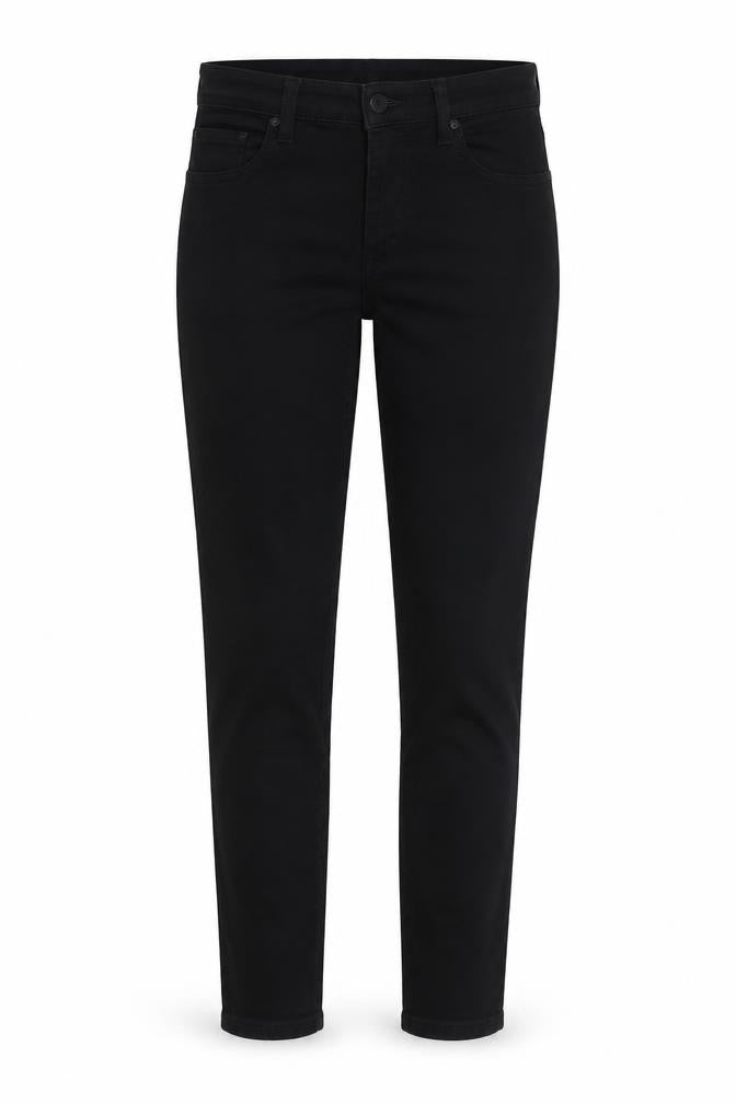 Topshop Womens Black Cotton Skinny Jeans Size 30 in L30 in Regular Zip
