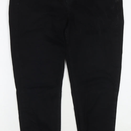 Topshop Womens Blue Cotton Skinny Jeans Size 30 in L30 in Regular Zip
