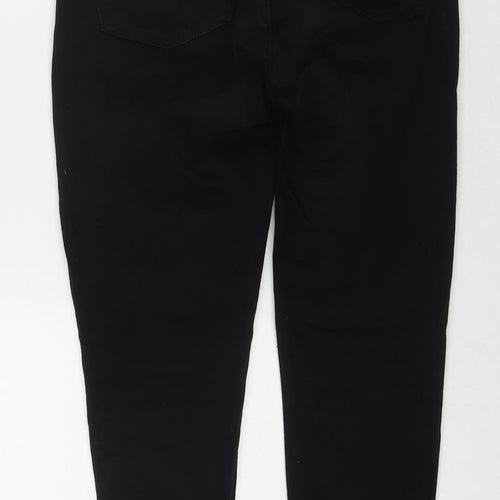 Topshop Womens Blue Cotton Skinny Jeans Size 30 in L30 in Regular Zip