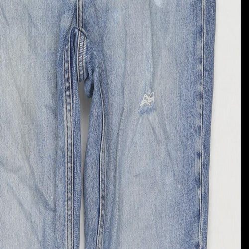 COS Mens Blue Cotton Straight Jeans Size 34 in L28 in Regular Zip