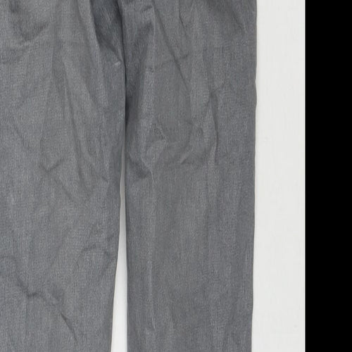 Topshop Womens Grey Polyester Blend Skinny Jeans Size 26 L27 in Slim Zip