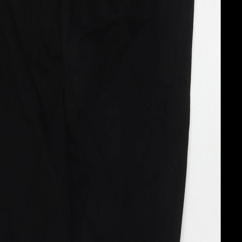 Brook Taverner Womens Black Cotton Straight Jeans Size 8 L27 in Regular Zip
