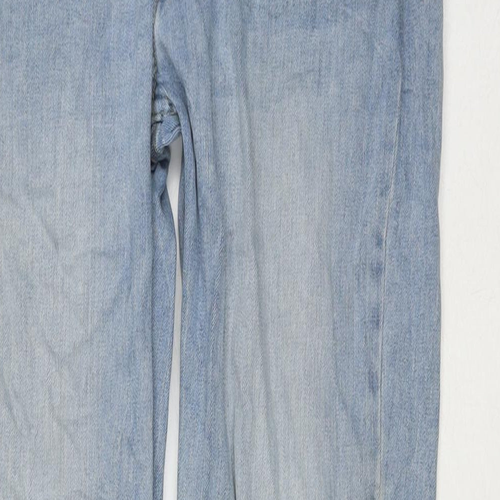 Levi's Mens Blue Cotton Straight Jeans Size 31 in L32 in Regular Zip