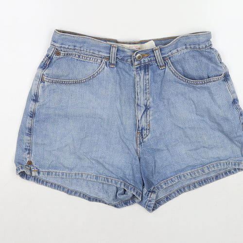 Gap Womens Blue Cotton Hot Pants Shorts Size 28 in L3 in Regular Zip