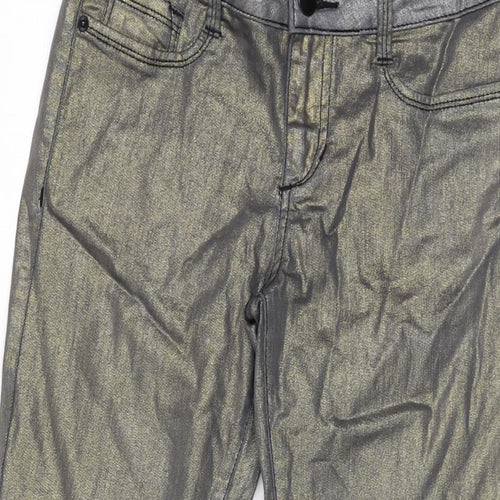 FOREVER 21 Womens Grey Cotton Skinny Jeans Size 26 in L28 in Regular Zip