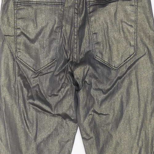 FOREVER 21 Womens Grey Cotton Skinny Jeans Size 26 in L28 in Regular Zip