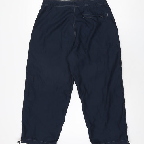 Gap Womens Blue Polyester Cropped Trousers Size S L22.5 in Regular Zip