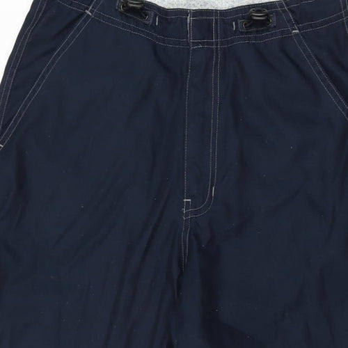 Gap Womens Blue Polyester Cropped Trousers Size S L22.5 in Regular Zip
