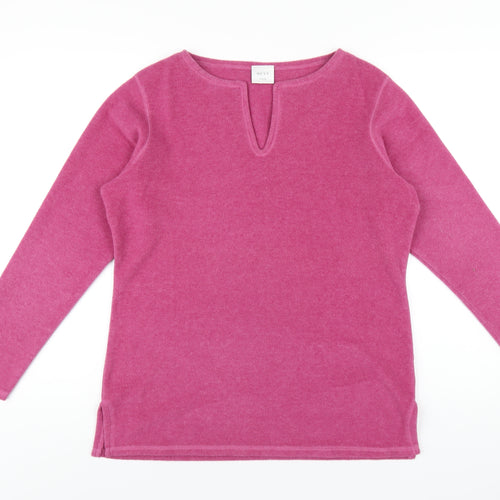 NEXT Womens Pink Polyester Pullover Sweatshirt Size M Pullover
