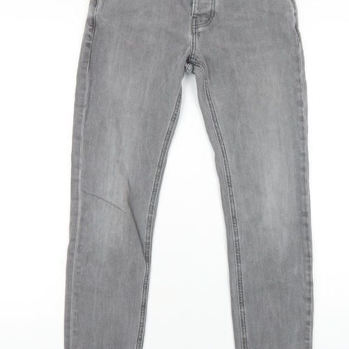 Jim X Judy Mens Grey Cotton Skinny Jeans Size 30 in L32 in Regular Zip
