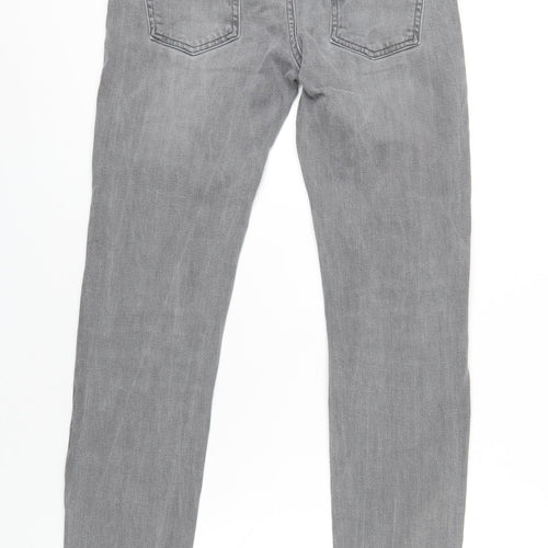 Jim X Judy Mens Grey Cotton Skinny Jeans Size 30 in L32 in Regular Zip