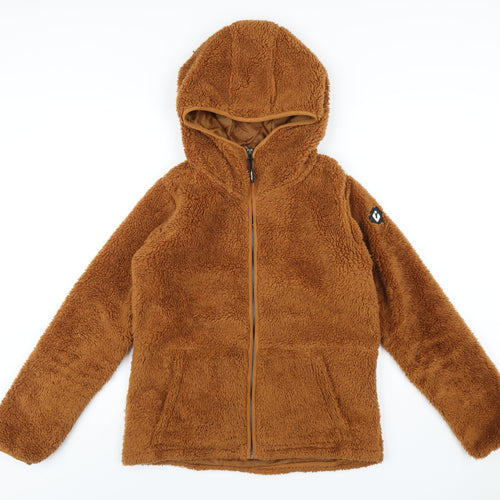 Killtec Womens Brown Jacket Coat Size 10 Zip
