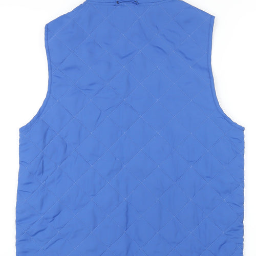 Cotton Traders Womens Blue Gilet Jacket Size S Zip