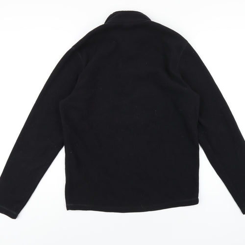 DECATHLON Mens Black Polyester Pullover Sweatshirt Size M