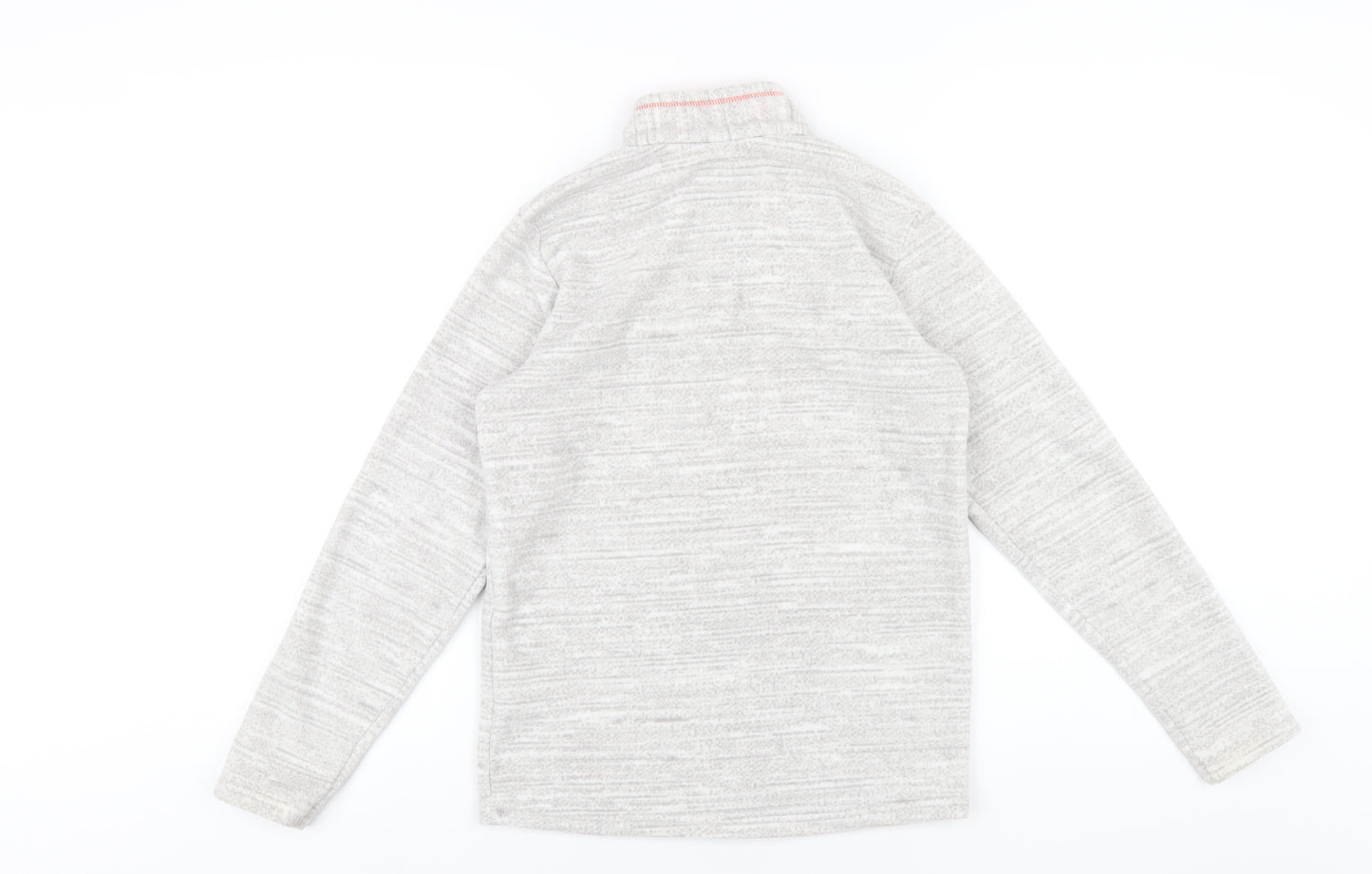 DECATHLON Girls Grey Polyester Pullover Sweatshirt Size 14 Years Zip