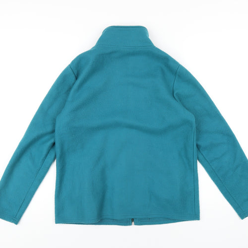 Anne De Lancay Womens Blue Jacket Size S Zip
