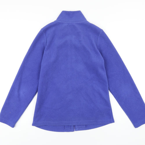 bonprix Womens Blue Jacket Size S Zip