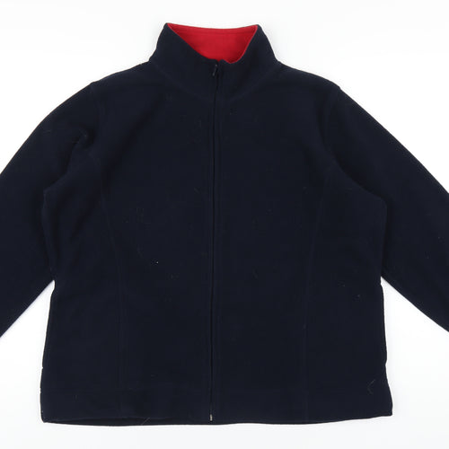 EWM Womens Blue Jacket Size 18 Zip