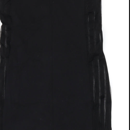 Motel Womens Black Viscose Mini Size S Sweetheart Pullover