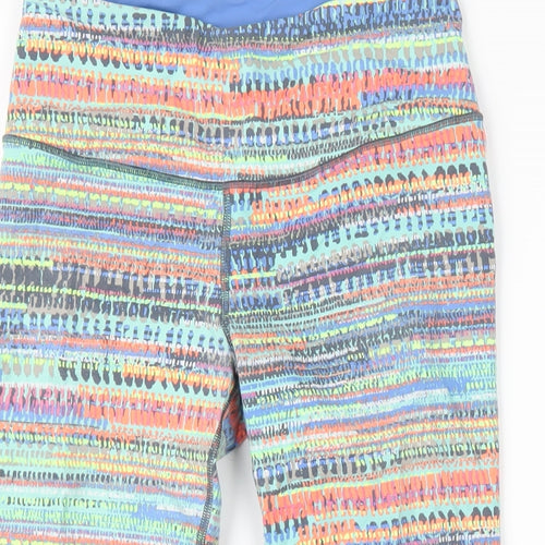 Victoria's Secret Womens Multicoloured Geometric Polyamide Capri Leggings Size S L16 in Regular Pullover