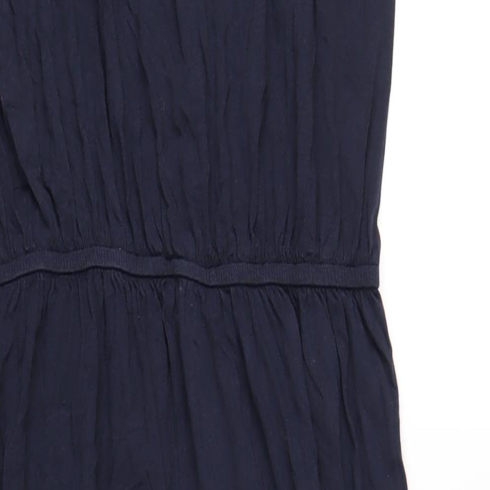 New Look Womens Blue Cotton Jumpsuit One-Piece Size 18 L27 in Pullover