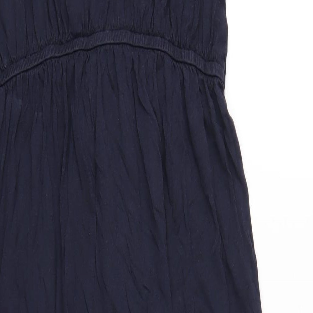 New Look Womens Blue Cotton Jumpsuit One-Piece Size 18 L27 in Pullover