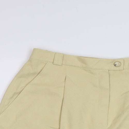 Neumann Womens Beige Polyester Culotte Shorts Size 16 L11 in Regular Button