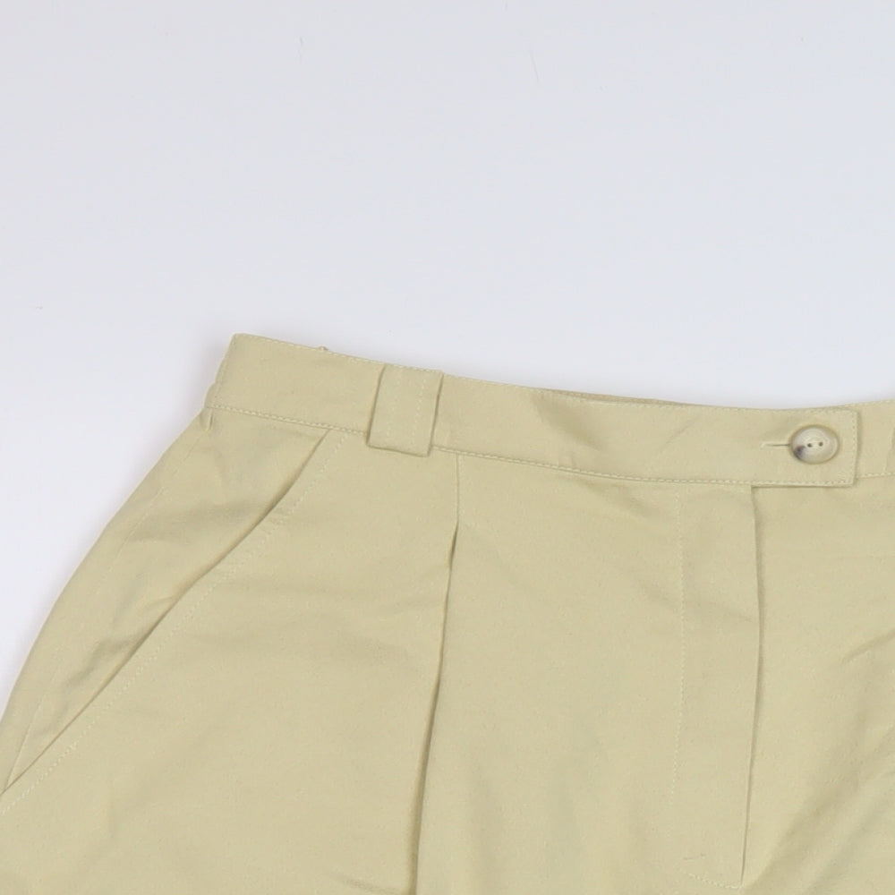Neumann Womens Beige Polyester Culotte Shorts Size 16 L11 in Regular Button