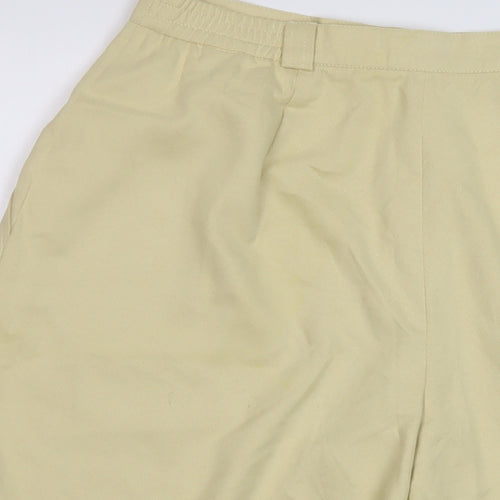Neumann Womens Beige Polyester Culotte Shorts Size 16 L11 in Regular Button