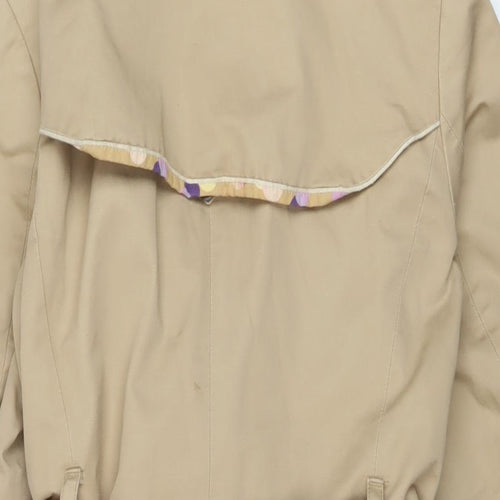 Gap Womens Beige Overcoat Coat Size S Button