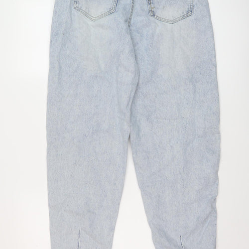 Cotton On Womens Blue Cotton Mom Jeans Size 6 L28 in Regular Button