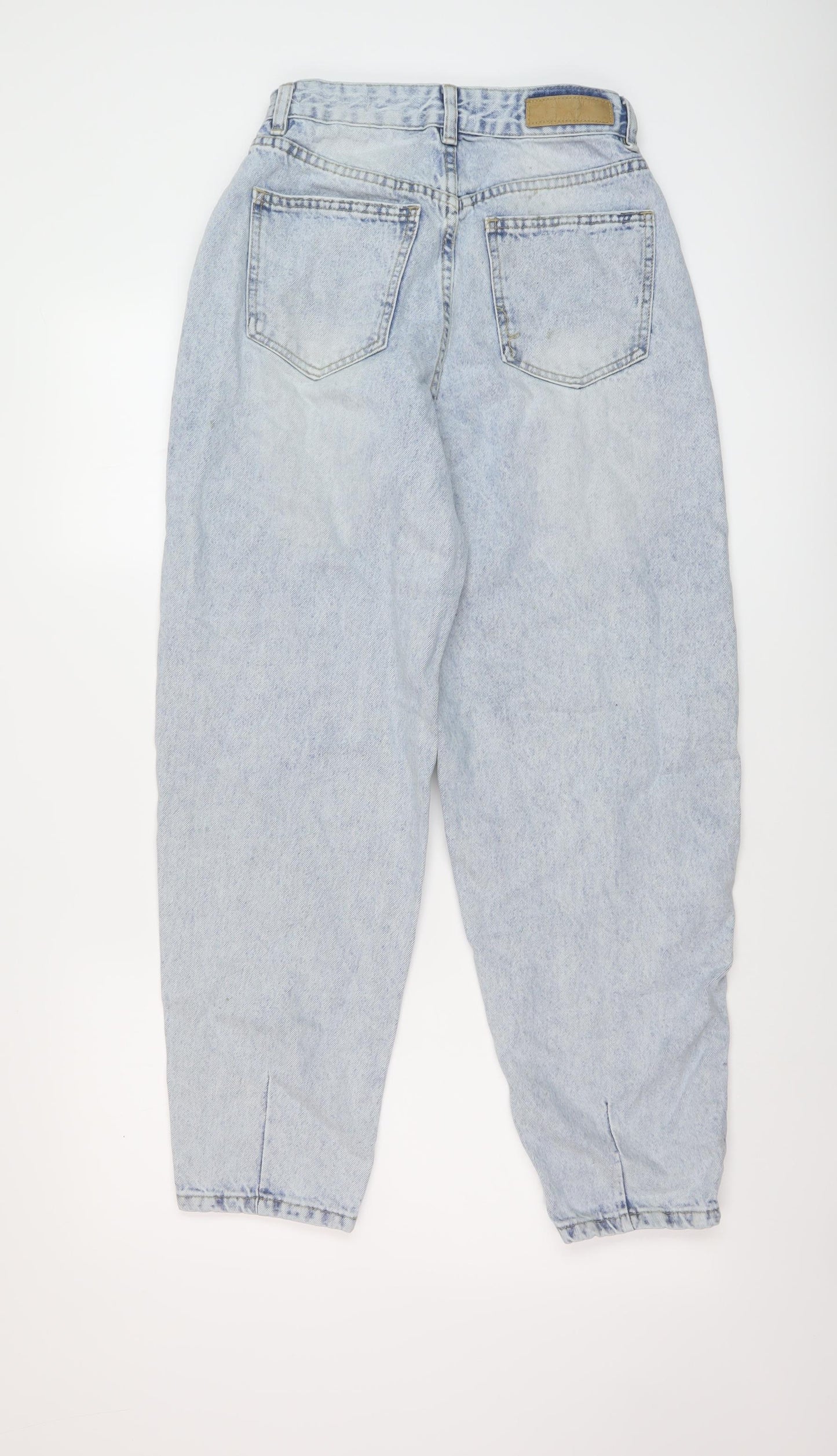 Cotton On Womens Blue Cotton Mom Jeans Size 6 L28 in Regular Button