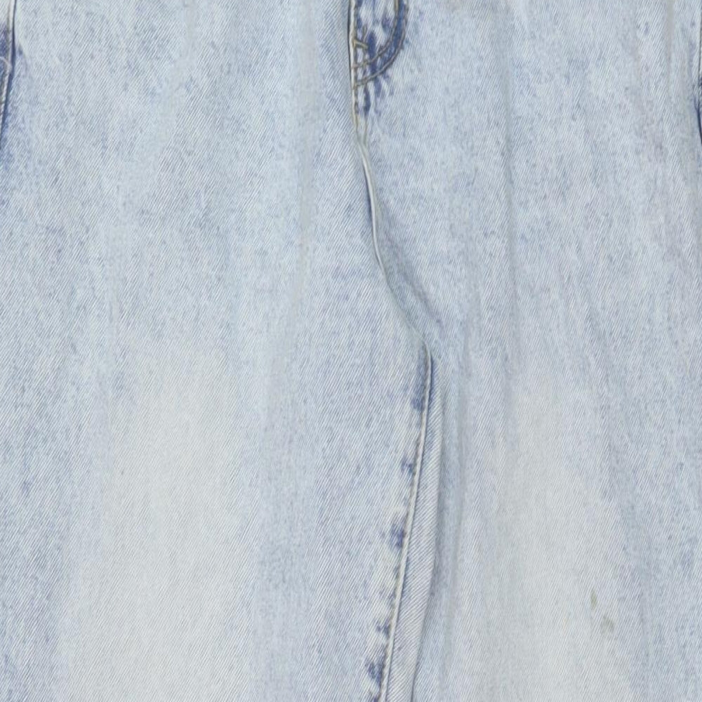 Cotton On Womens Blue Cotton Mom Jeans Size 6 L28 in Regular Button