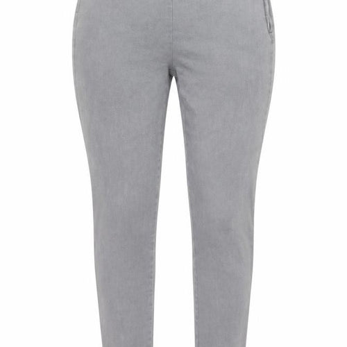 Savida Womens Grey Cotton Skinny Jeans Size 12 L27 in Regular Zip
