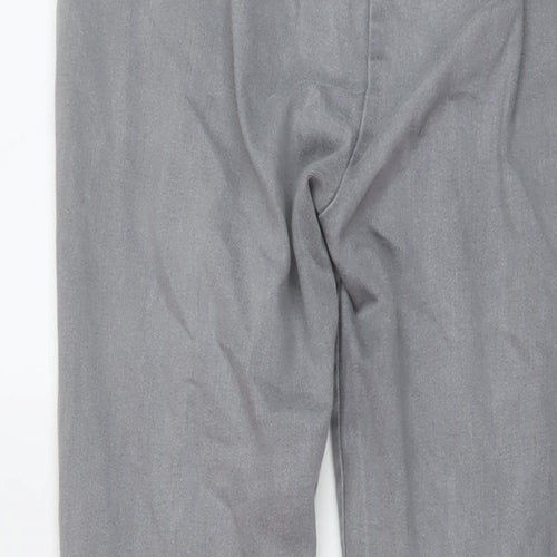 Savida Womens Grey Cotton Skinny Jeans Size 12 L27 in Regular Zip