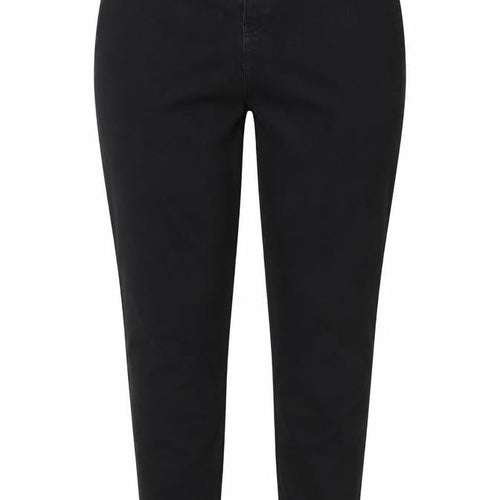 TU Womens Black Cotton Skinny Jeans Size 14 L26 in Regular Button
