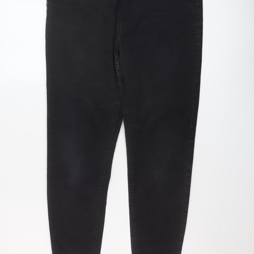 Marks and Spencer Womens Black Cotton Jegging Jeans Size 16 L27 in Regular
