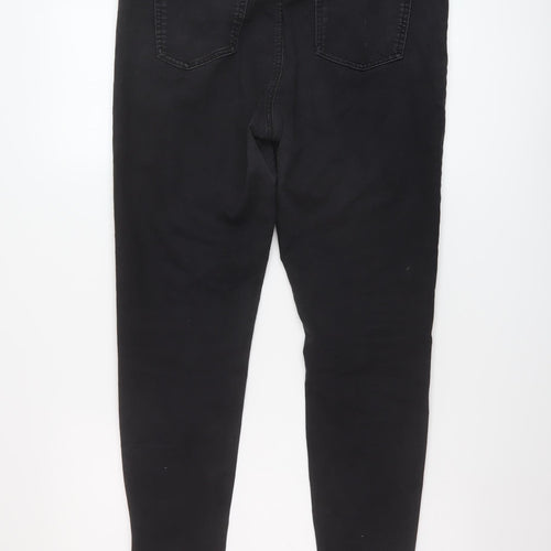 Marks and Spencer Womens Black Cotton Jegging Jeans Size 16 L27 in Regular