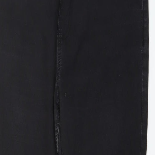 Marks and Spencer Womens Black Cotton Jegging Jeans Size 16 L27 in Regular