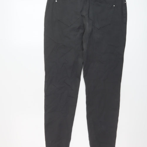 River Island Womens Green Cotton Skinny Jeans Size 10 L26 in Regular Button