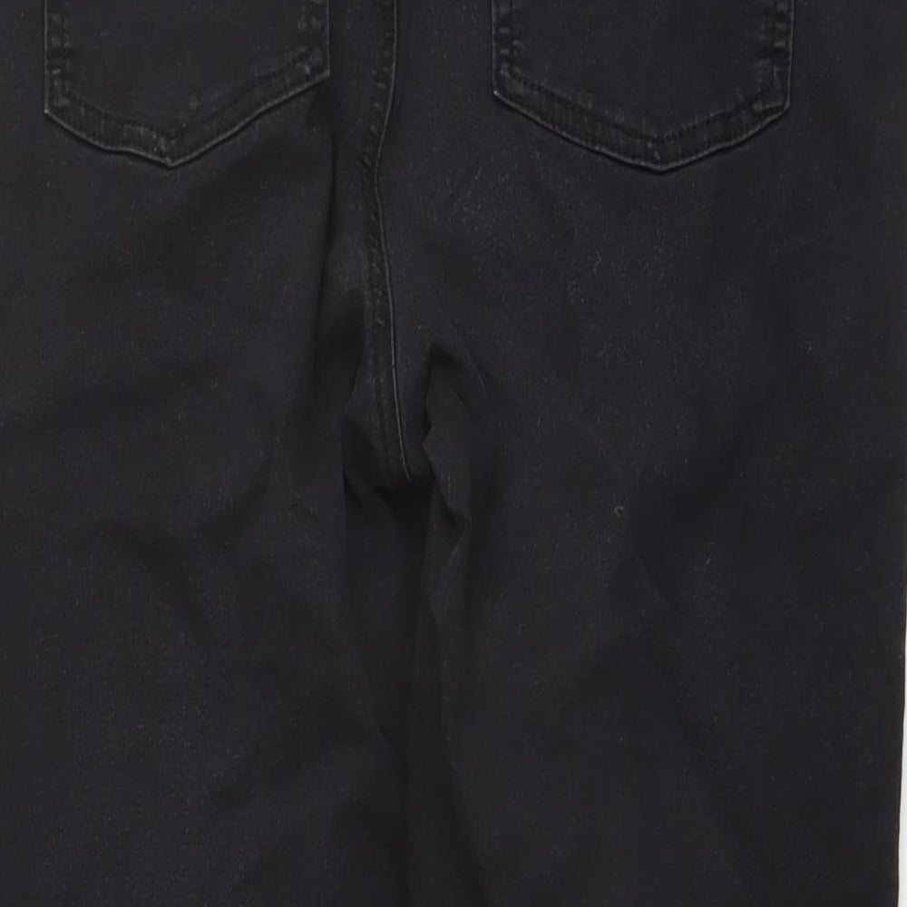 Marks and Spencer Womens Black Cotton Jegging Jeans Size 18 L27 in Regular