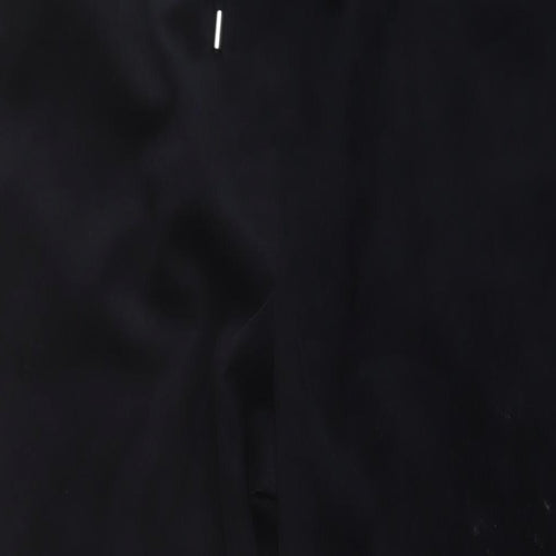 Bonmarché Womens Black Polyester Trousers Size 16 L27 in Regular Drawstring