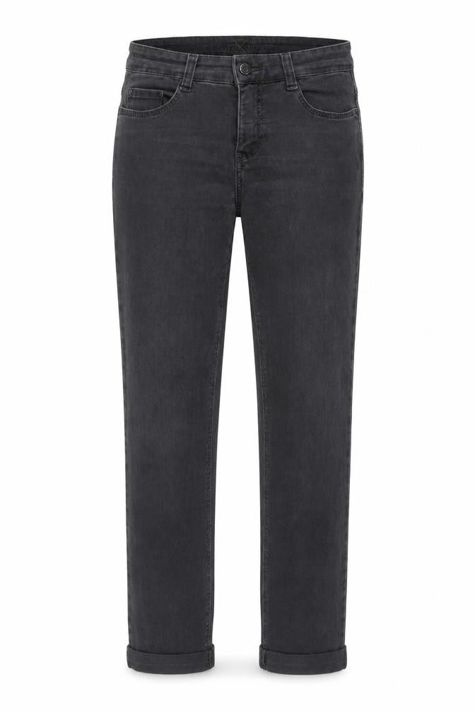 Dream Jeans Womens Grey Cotton Straight Jeans Size 26 in L29 in Regular Button