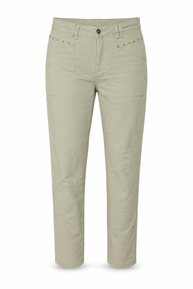 Miss Womens Green Cotton Straight Jeans Size 12 L30 in Regular Button
