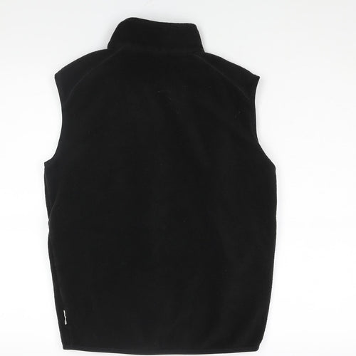 Quechua Womens Black Gilet Jacket Size M Zip - Pockets